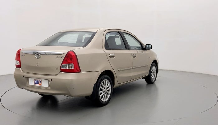 2011 Toyota Etios V, Petrol, Manual, 50,158 km, Right Back Diagonal