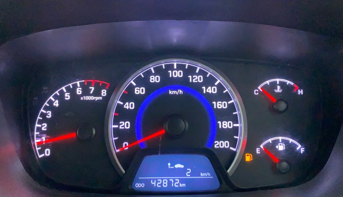 2017 Hyundai Grand i10 MAGNA 1.2 KAPPA VTVT, Petrol, Manual, 42,956 km, Odometer Image