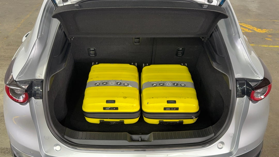 Boot Inside View with Luggage