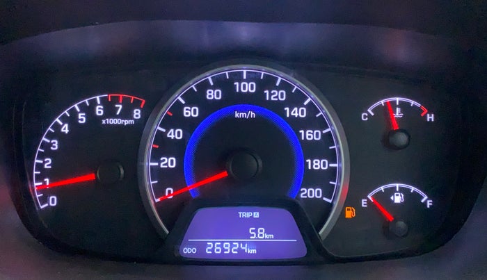 2014 Hyundai Grand i10 SPORTZ 1.2 KAPPA VTVT, Petrol, Manual, 26,986 km, Odometer Image