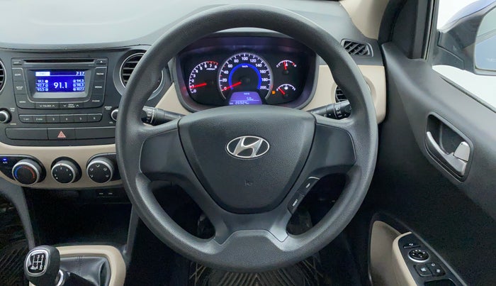 2014 Hyundai Grand i10 SPORTZ 1.2 KAPPA VTVT, Petrol, Manual, 26,986 km, Steering Wheel Close Up