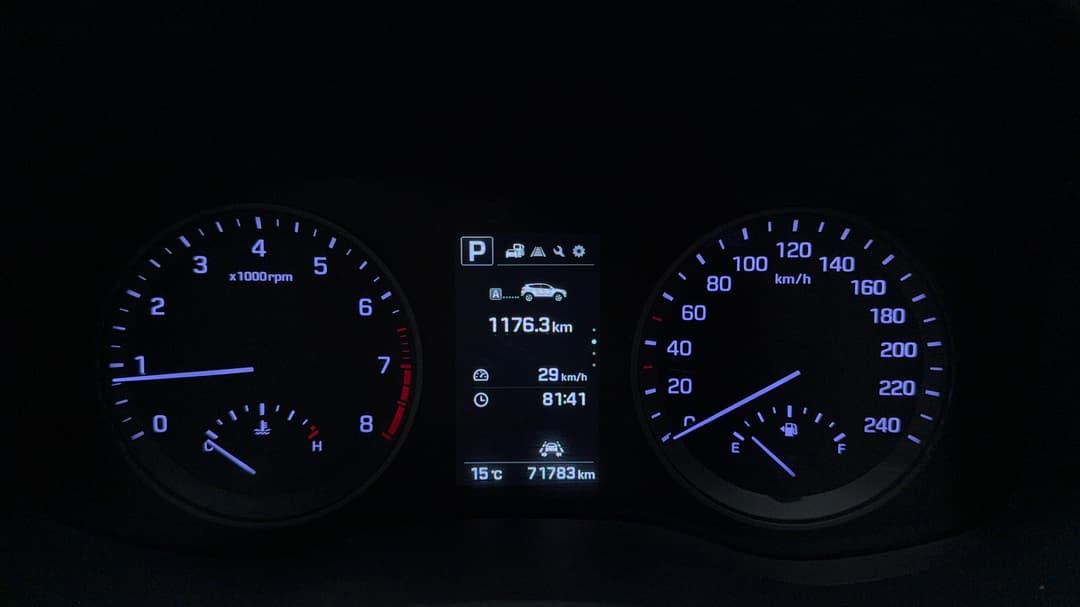 2018 Hyundai Tucson Highlander (AWD) Red, Automatic, 71783 km, Odometer View