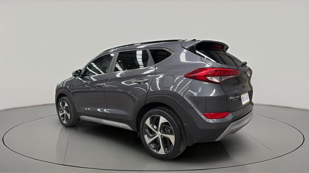 2018 Hyundai Tucson Highlander (AWD) Red, Automatic, 71783 km, Left Back Diagonal (45- Degree) View