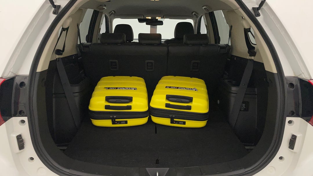 Boot Inside View with Luggage