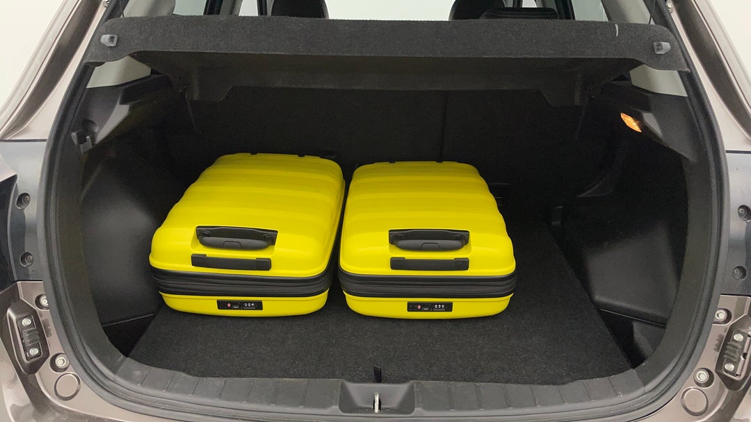 Boot Inside View with Luggage