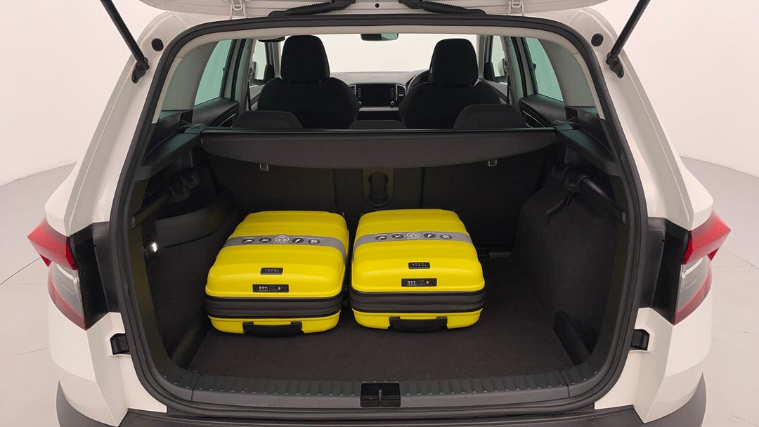 Boot Inside View with Luggage