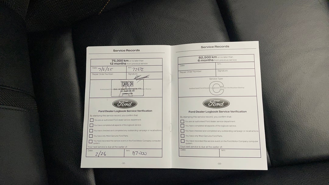 2021 Ford Ranger Wildtrak 2.0 (4x4), Automatic, 72672 km, Service History