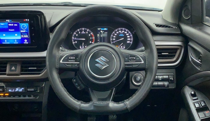 2023 Maruti BREZZA ZXI SMART HYBRID , Petrol, Manual, 12,465 km, Steering Wheel Close Up