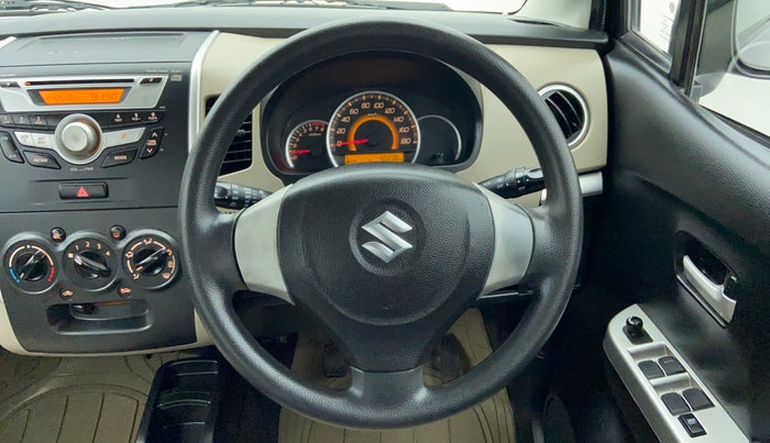 2013 Maruti Wagon R 1.0 VXI, Petrol, Manual, 40,238 km, Steering Wheel Close-up