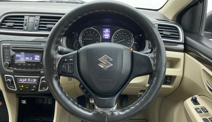 2017 Maruti Ciaz DELTA 1.4 VVT, Petrol, Manual, 40,708 km, Steering Wheel Close Up