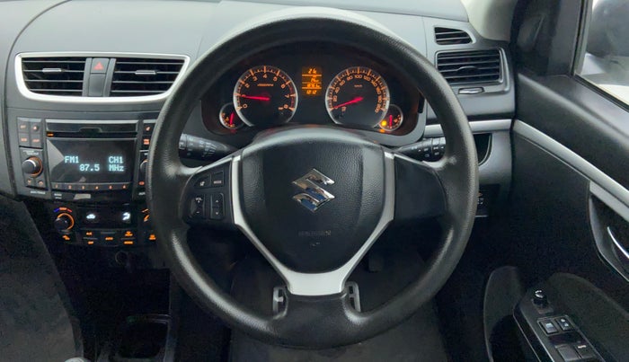 2014 Maruti Swift ZXI D, Petrol, Manual, 18,865 km, Steering Wheel Close Up