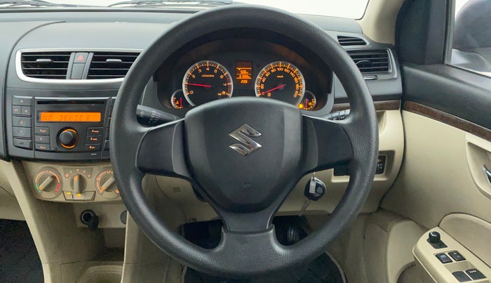2013 Maruti Swift Dzire VXI, Petrol, Manual, 61,542 km, Steering Wheel Close Up