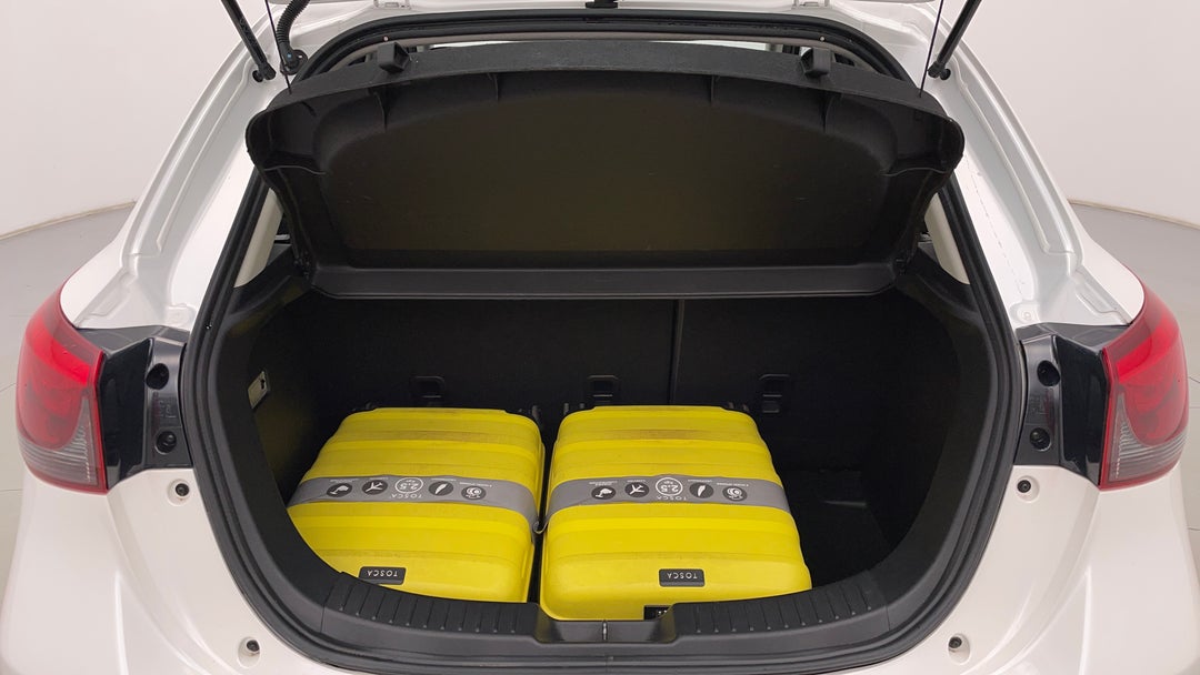 Boot Inside View with Luggage