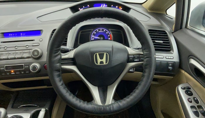 2011 Honda Civic 1.8V MT SUN ROOF, Petrol, Manual, 99,374 km, Steering Wheel Close Up