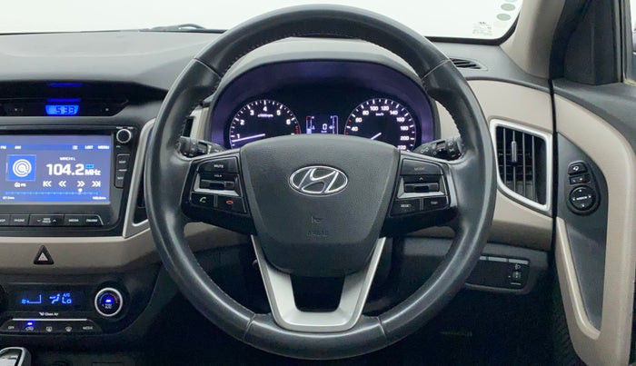 2017 Hyundai Creta SX PLUS AT 1.6 PETROL, Petrol, Automatic, 86,697 km, Steering Wheel Close Up