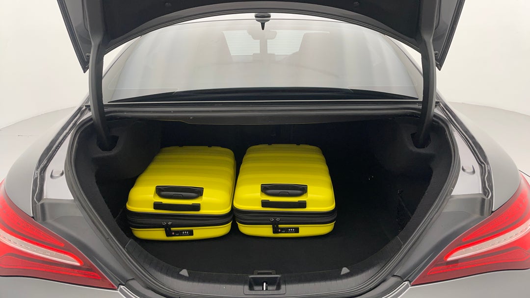 Boot Inside View with Luggage