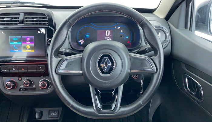 2020 Renault Kwid 1.0 RXT Opt, Petrol, Manual, 6,669 km, Steering Wheel Close Up