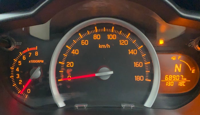 2014 Maruti Celerio VXI AMT, Petrol, Automatic, 68,907 km, Odometer Image