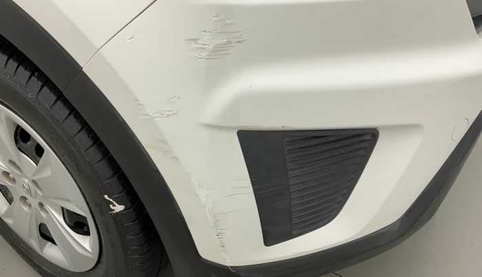 2017 Hyundai Creta E PLUS 1.6 PETROL, Petrol, Manual, 22,591 km, Front bumper - Minor scratches