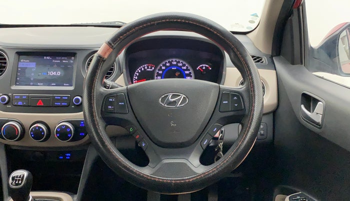 2019 Hyundai Grand i10 SPORTZ 1.2 KAPPA VTVT, Petrol, Manual, 51,615 km, Steering Wheel Close Up