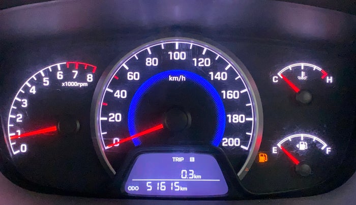 2019 Hyundai Grand i10 SPORTZ 1.2 KAPPA VTVT, Petrol, Manual, 51,615 km, Odometer Image