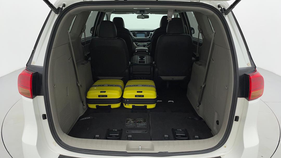 2018 Kia Carnival Sli, Automatic, 63832 km, Boot Inside View with Luggage