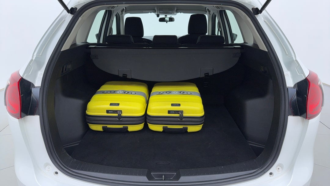 Boot Inside View with Luggage