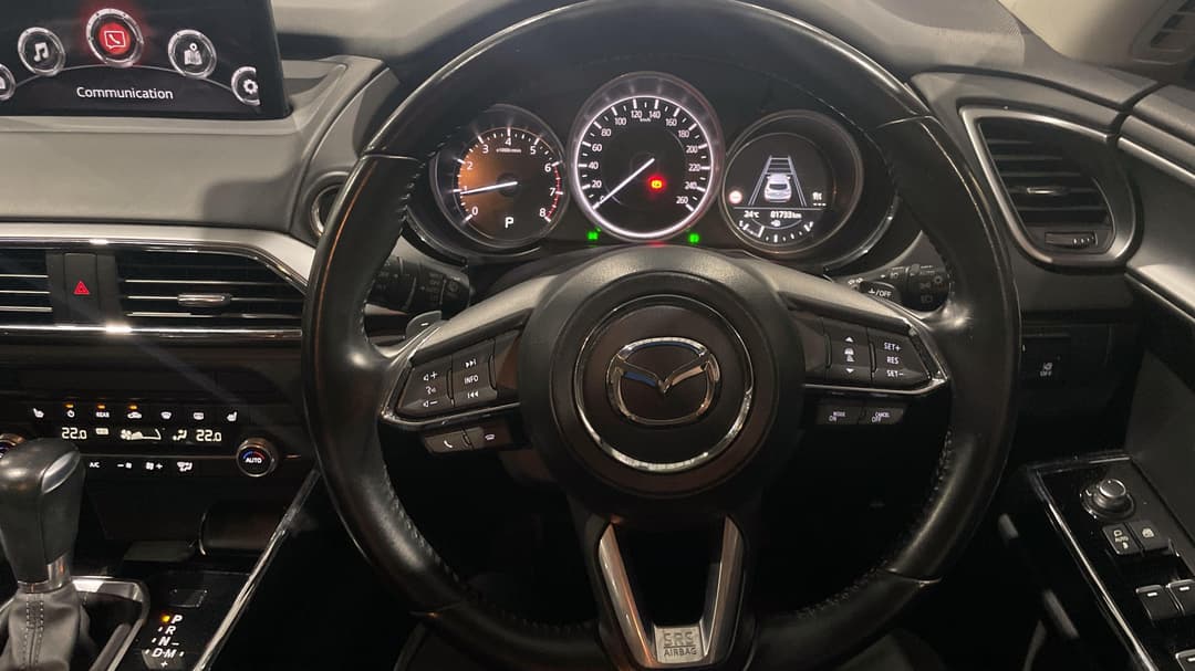 2021 Mazda CX-9 Touring (AWD), Automatic, 81733 km, Steering Wheel Close-up