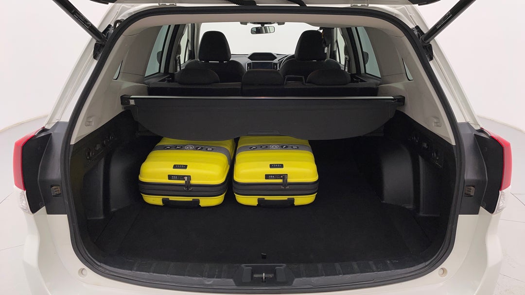 Boot Inside View with Luggage