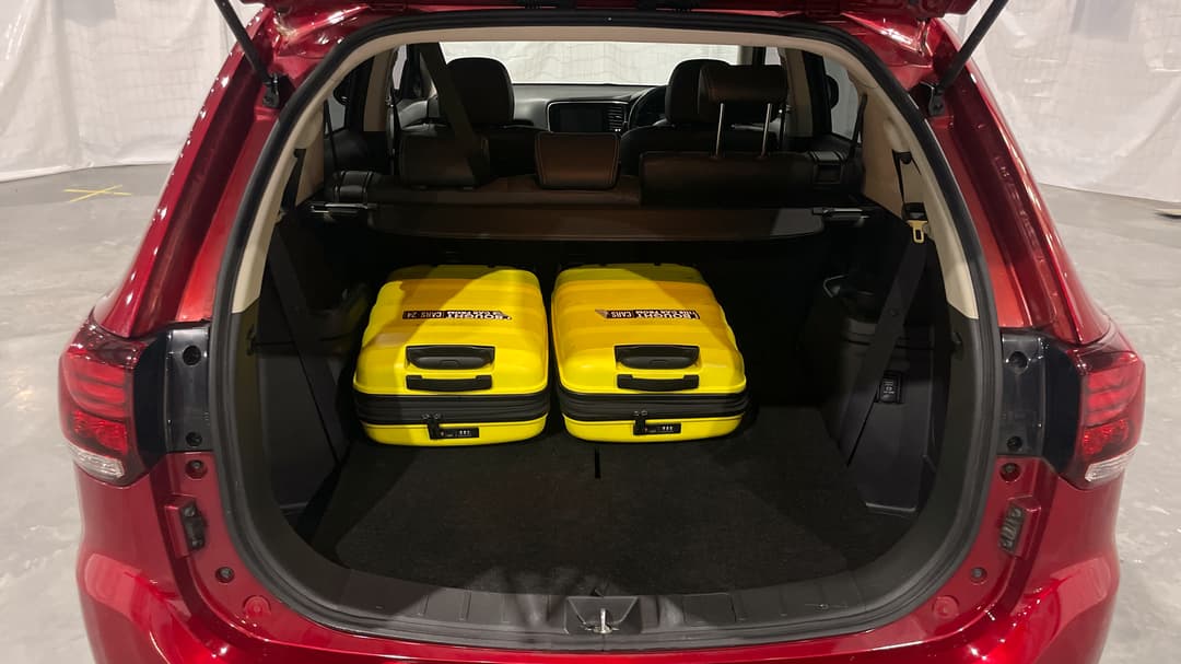 2019 Mitsubishi Outlander Ls 7 Seat (2WD), Automatic, 103865 km, Boot Inside View with Luggage