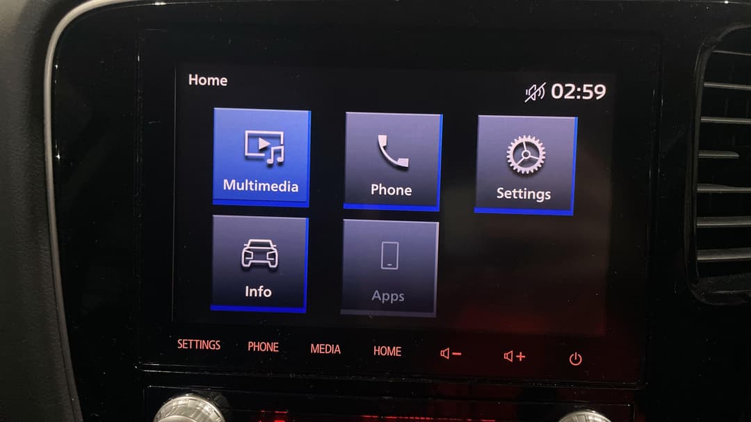 2019 Mitsubishi Outlander Ls 7 Seat (2WD), Automatic, 103865 km, Infotainment System