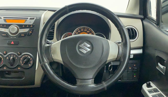 2013 Maruti Wagon R 1.0 VXI, Petrol, Manual, 43,966 km, Steering Wheel Close Up