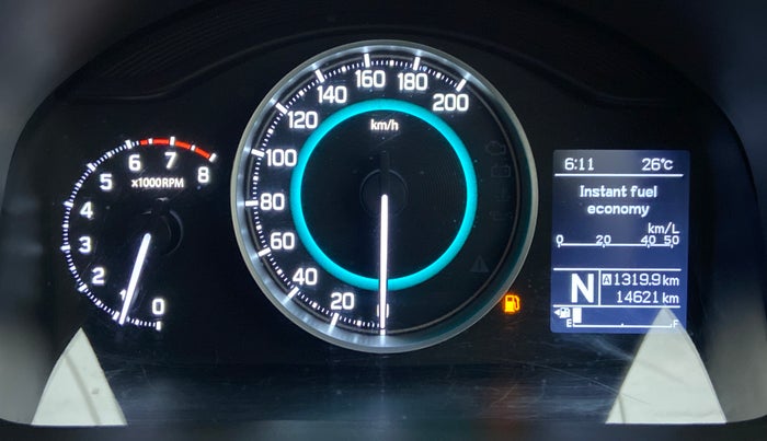 2019 Maruti IGNIS ZETA 1.2 K12 AMT, Petrol, Automatic, 14,633 km, Odometer Image