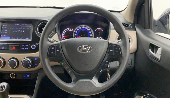 2019 Hyundai Grand i10 SPORTZ 1.2 KAPPA VTVT, Petrol, Manual, 26,227 km, Steering Wheel Close Up