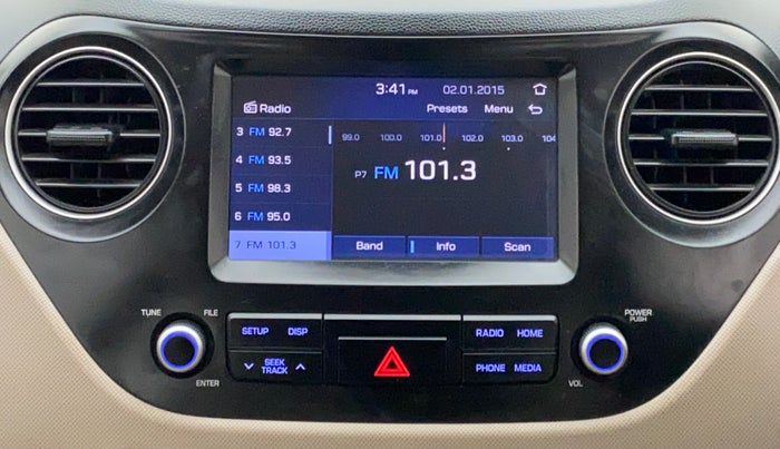 2019 Hyundai Grand i10 SPORTZ 1.2 KAPPA VTVT, Petrol, Manual, 26,227 km, Infotainment System
