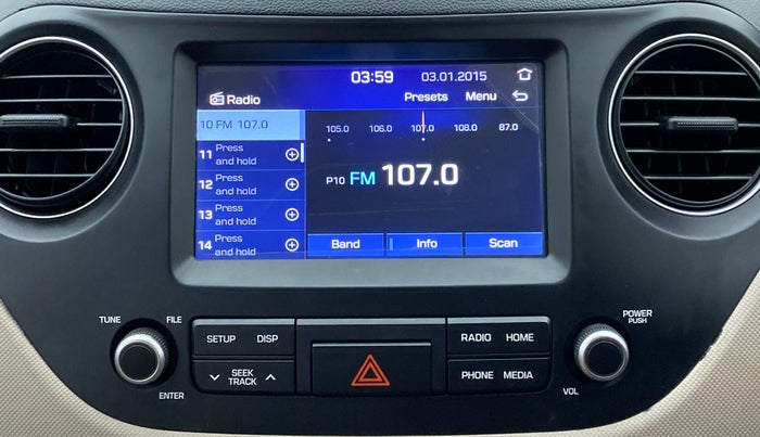 2019 Hyundai Grand i10 SPORTZ 1.2 KAPPA VTVT, Petrol, Manual, 2,923 km, Infotainment System