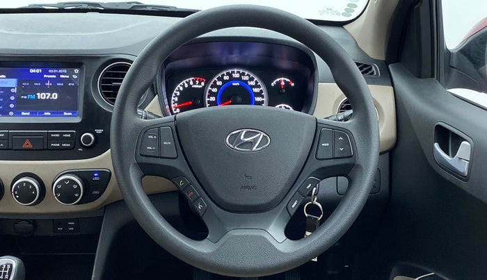 2019 Hyundai Grand i10 SPORTZ 1.2 KAPPA VTVT, Petrol, Manual, 2,923 km, Steering Wheel Close Up