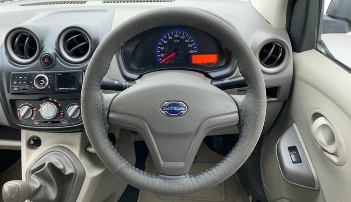 2015 Datsun Go Plus T, Petrol, Manual, 23,797 km, Steering Wheel Close Up