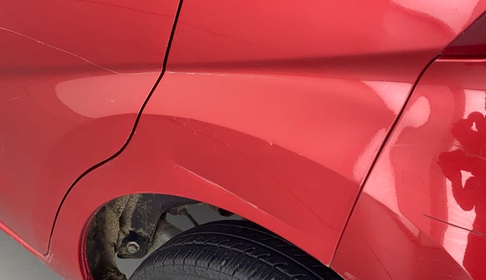 2018 Datsun Redi Go 1.0 T(O) AT, Petrol, Automatic, 11,614 km, Left quarter panel - Slightly dented
