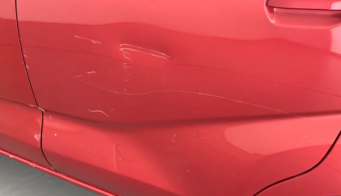 2018 Datsun Redi Go 1.0 T(O) AT, Petrol, Automatic, 11,614 km, Rear left door - Slightly dented