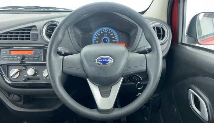 2018 Datsun Redi Go 1.0 T(O) AT, Petrol, Automatic, 11,614 km, Steering Wheel Close Up