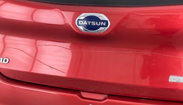 2018 Datsun Redi Go 1.0 T(O) AT, Petrol, Automatic, 11,614 km, Dicky (Boot door) - Minor scratches