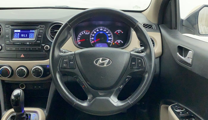 2014 Hyundai Grand i10 ASTA AT 1.2 KAPPA VTVT, Petrol, Automatic, 58,827 km, Steering Wheel Close Up