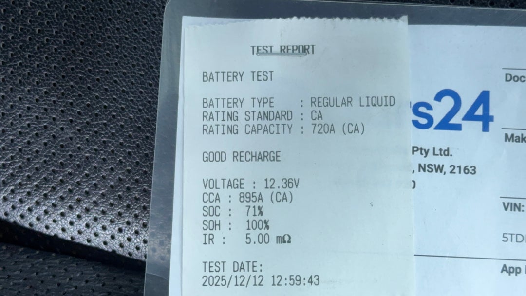 Car Battery Health