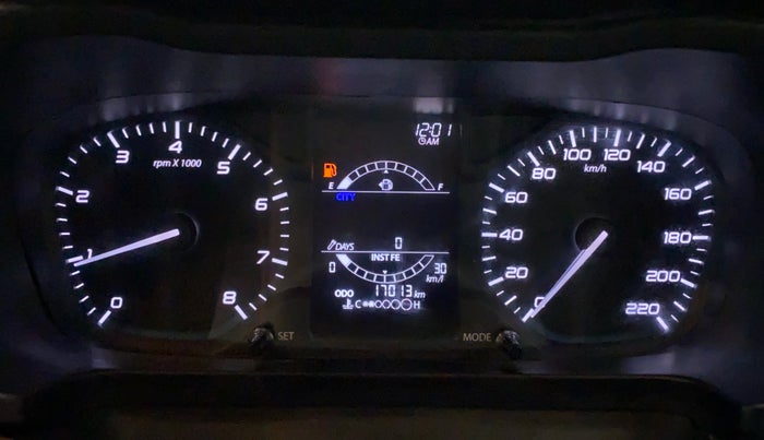 2021 Tata ALTROZ XE PETROL, Petrol, Manual, 17,013 km, Odometer Image