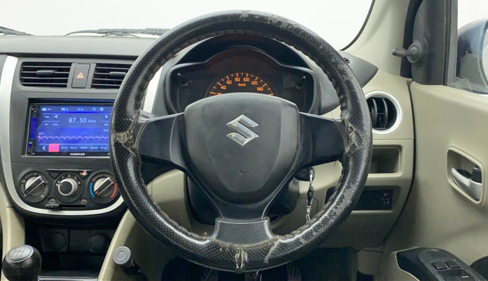 2014 Maruti Celerio VXI d, Petrol, Manual, 81,386 km, Steering Wheel Close Up