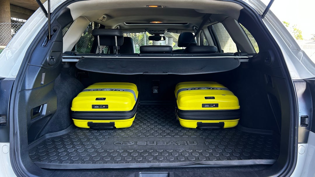 Boot Inside View with Luggage