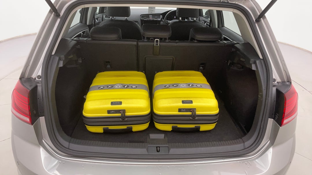 Boot Inside View with Luggage