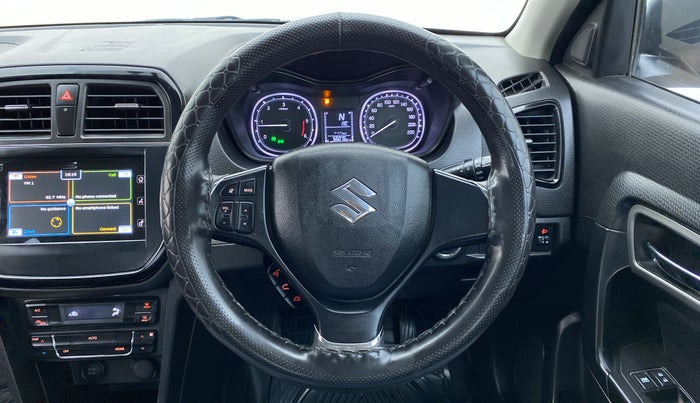 2018 Maruti Vitara Brezza ZDI+ DUAL TONE AMT, Diesel, Automatic, 56,142 km, Steering Wheel Close Up