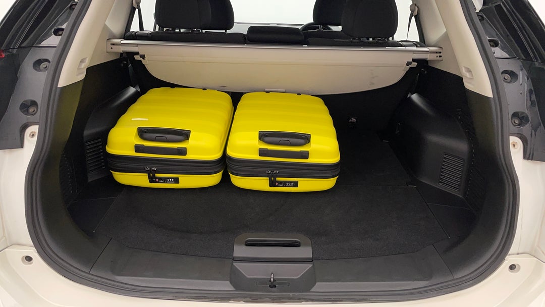 Boot Inside View with Luggage